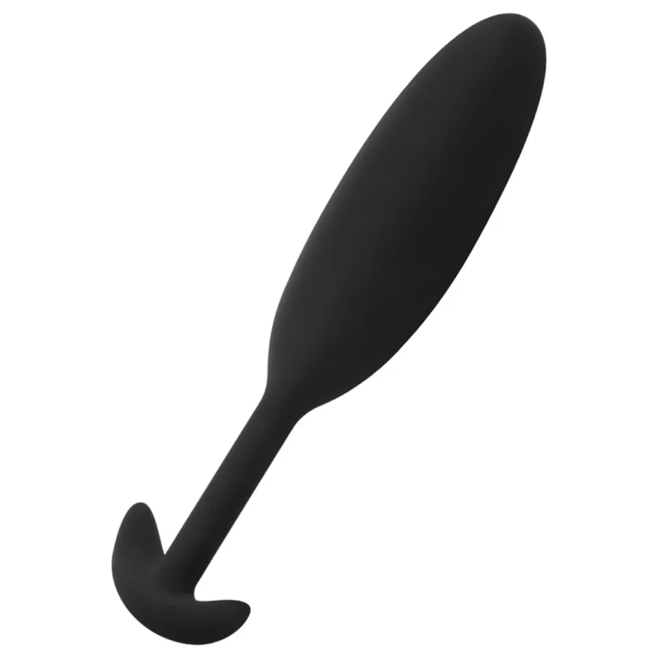 EasyToys Heavy Fulfiller - 54 g-os anál plug - kicsi (fekete)