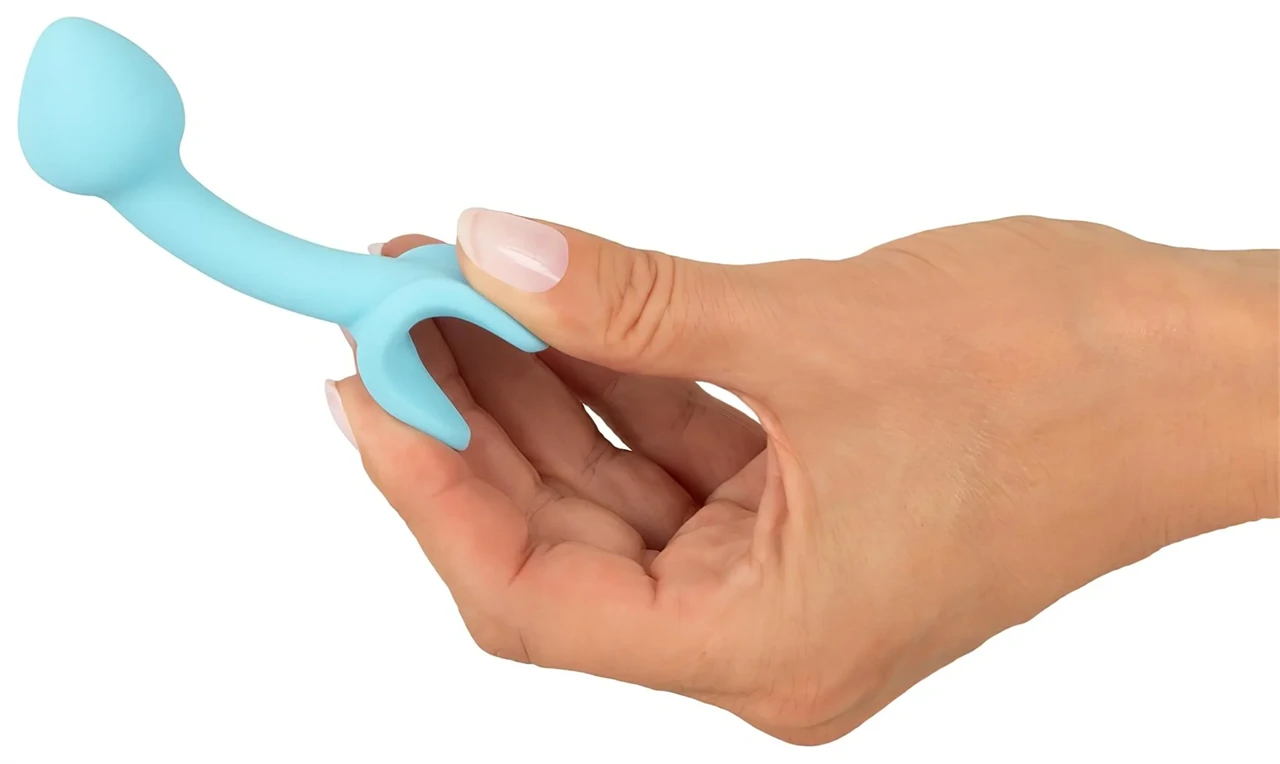 Cuties Mini Butt Plug - szilikon anál plug (kék, 2,6 cm)