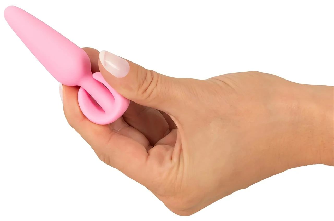 Cuties Mini Butt Plug - szilikon anál plug (pink, 2,1 cm)