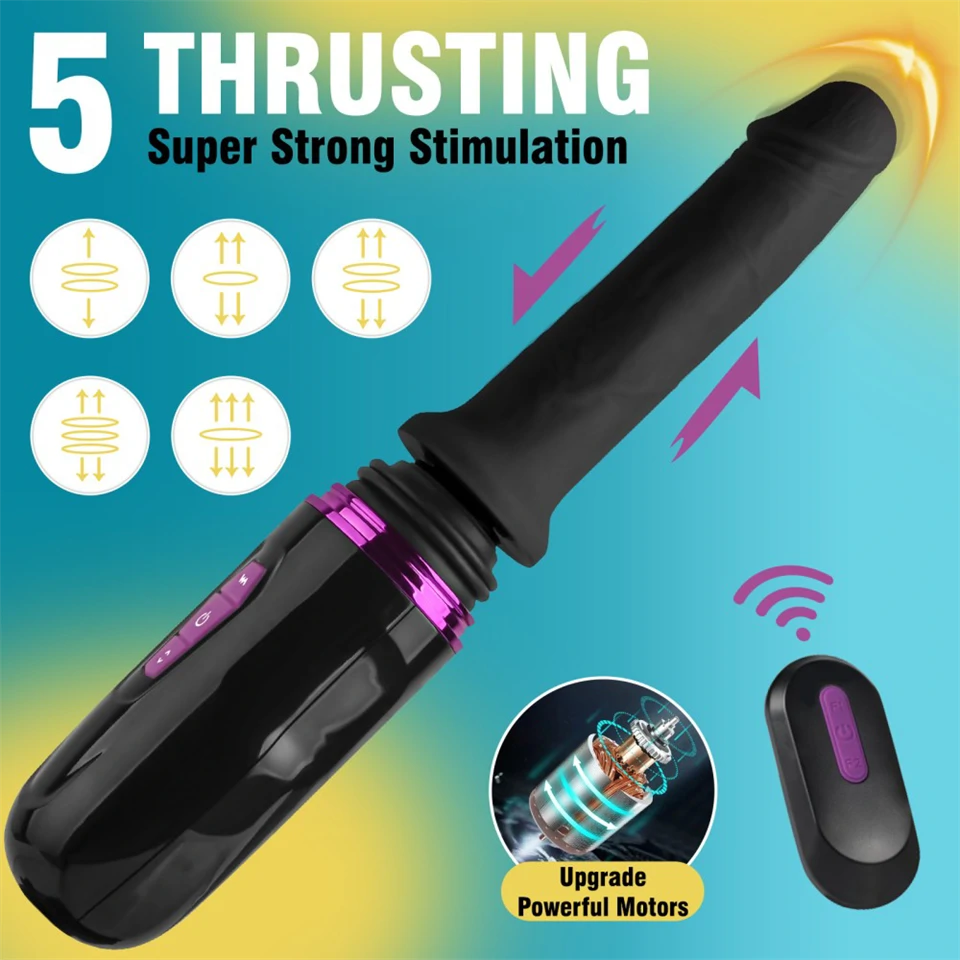 Hiram hand-free thrusting pocket dildo machine