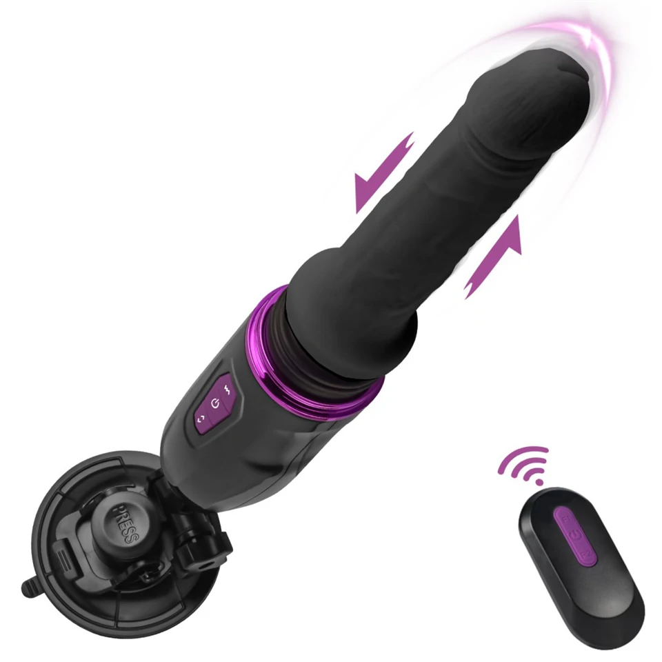 Hiram hand-free thrusting pocket dildo machine