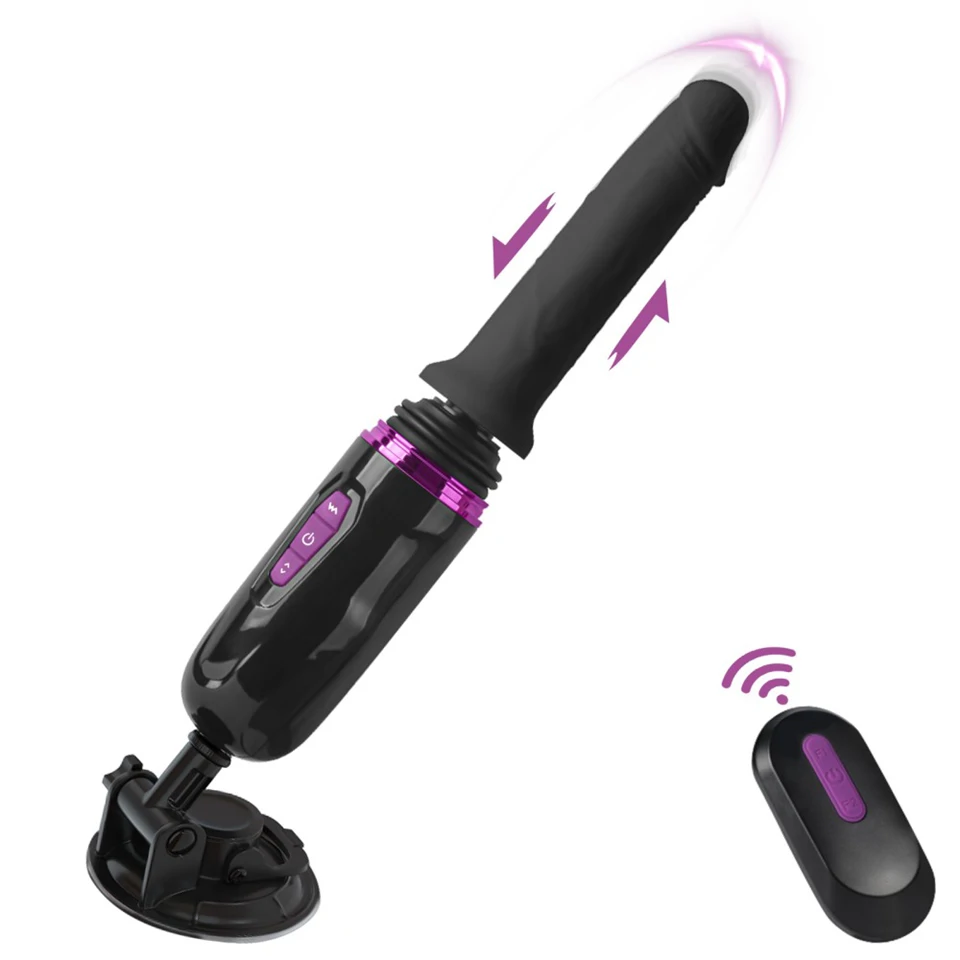 Hiram hand-free thrusting pocket dildo machine