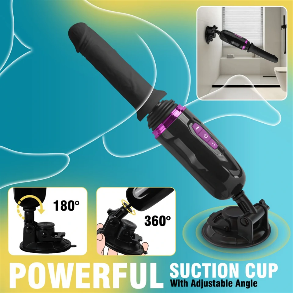 Hiram hand-free thrusting pocket dildo machine