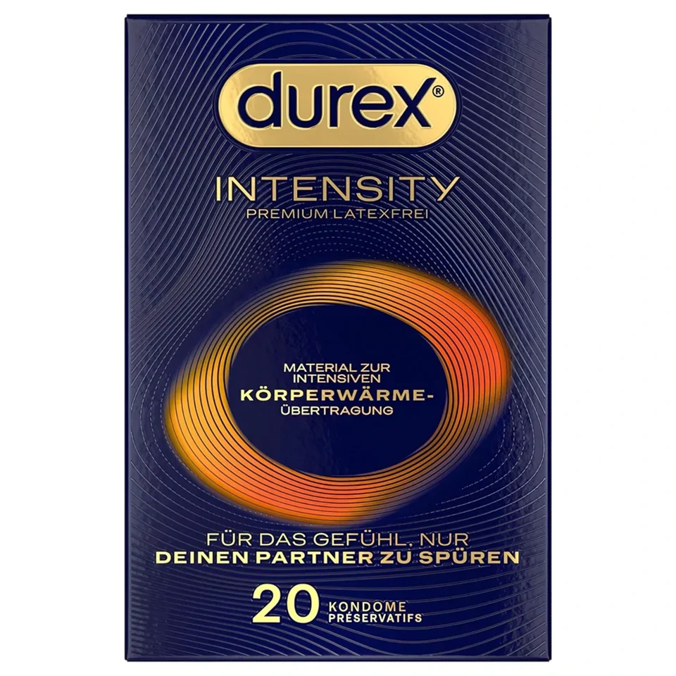 Durex Intensity - vékony, latexmentes óvszer (20 db)