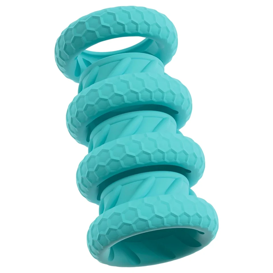 You2Toys - 3in1 pénisz- és heregyűrű szett (türkiz)