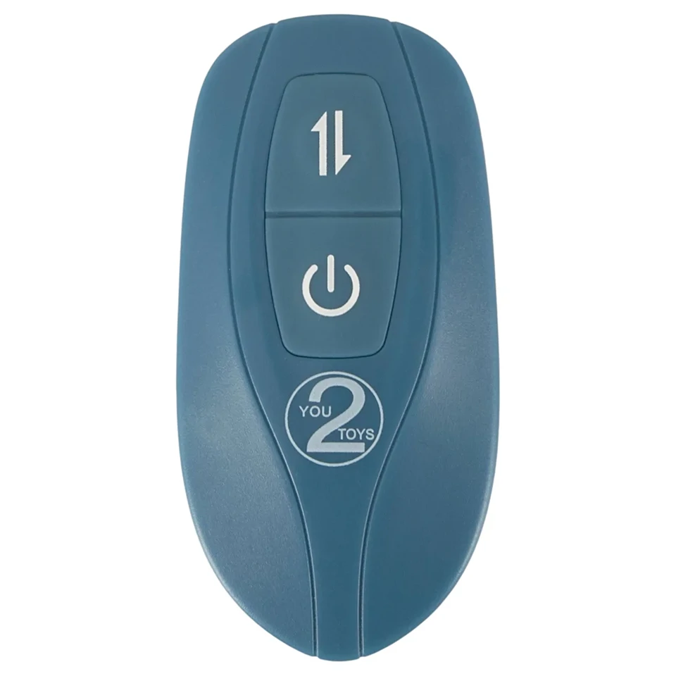 You2Toys - 3 részes felcsatolható nyuszis lökővibrátor távirányítóval (kék)