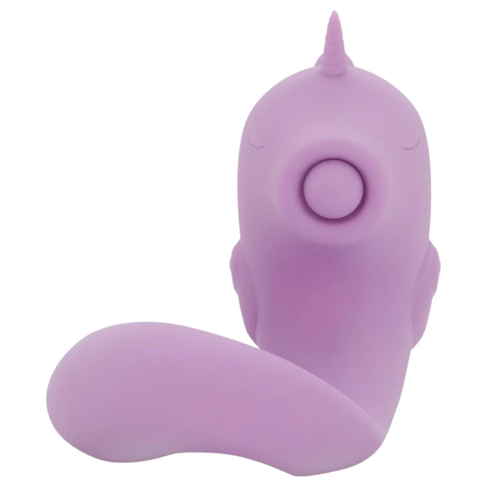 Unihorn C-Horse - G-pont és csiklóizgató vibrátor (lila)
