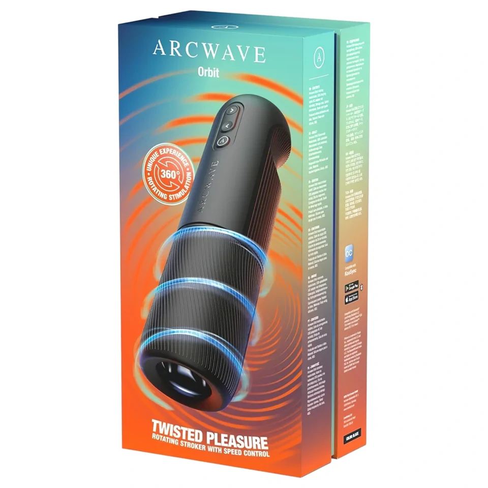 Arcwave Orbit - forgó maszturbátor (fekete)