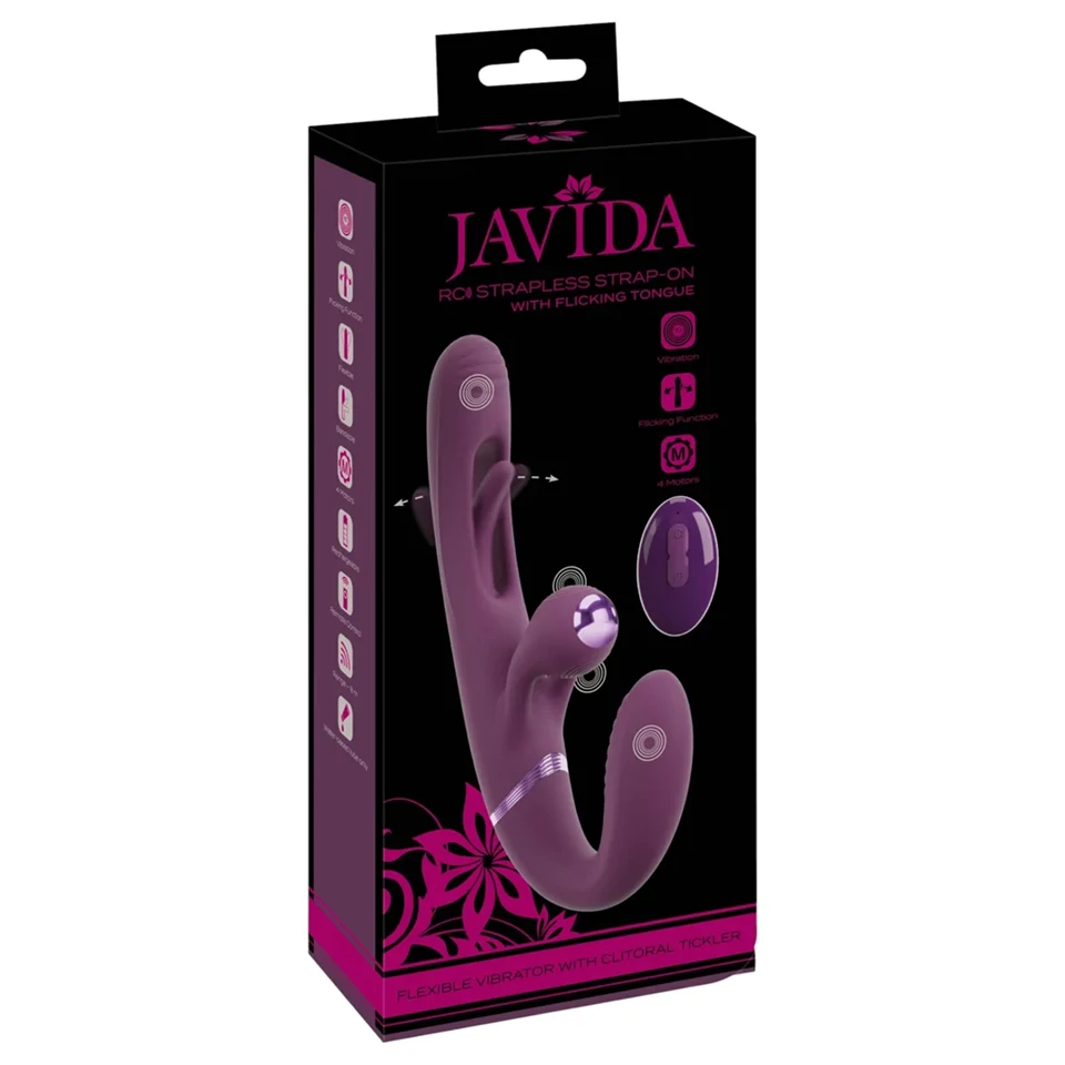 Javida - pánt nélküli felcsatolható párvibrátor (lila)