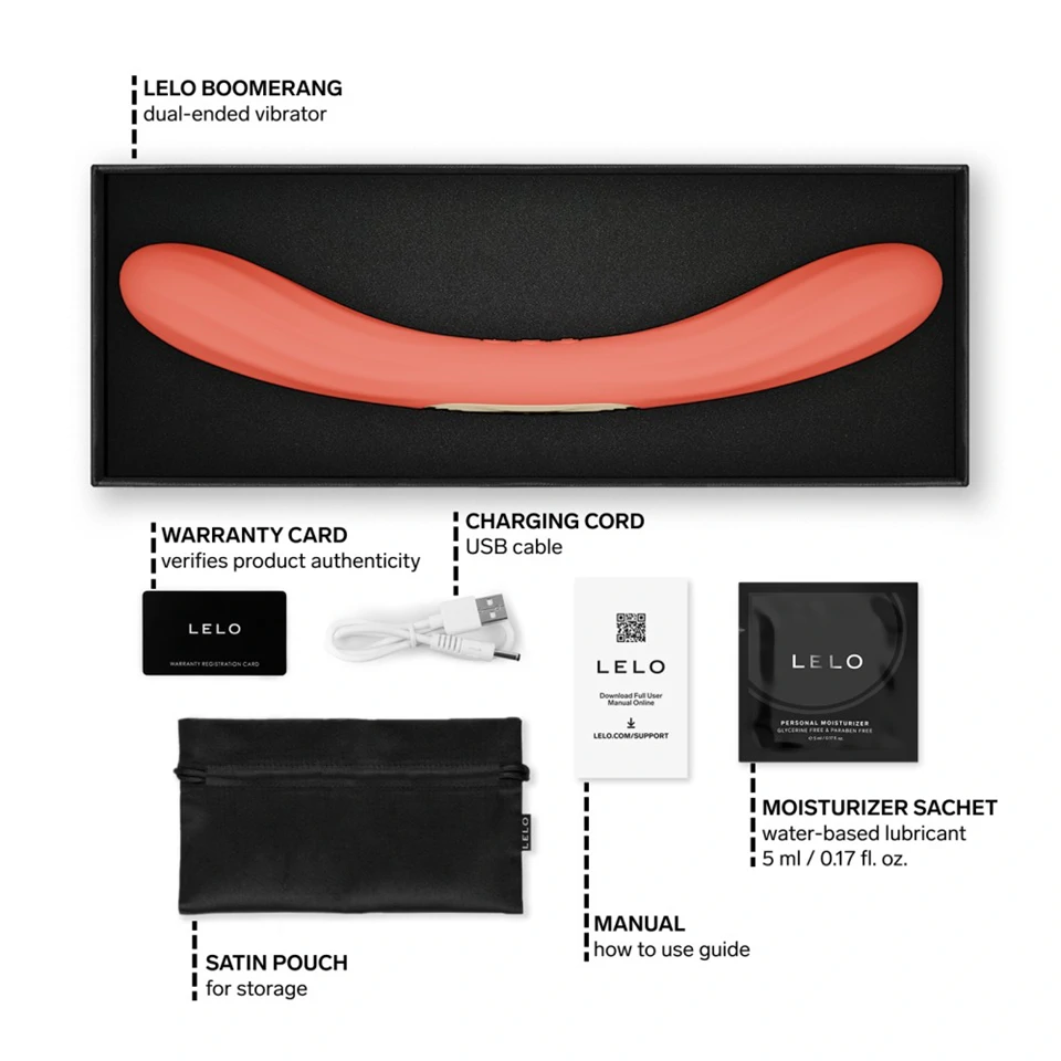 Boomerang Coral Red