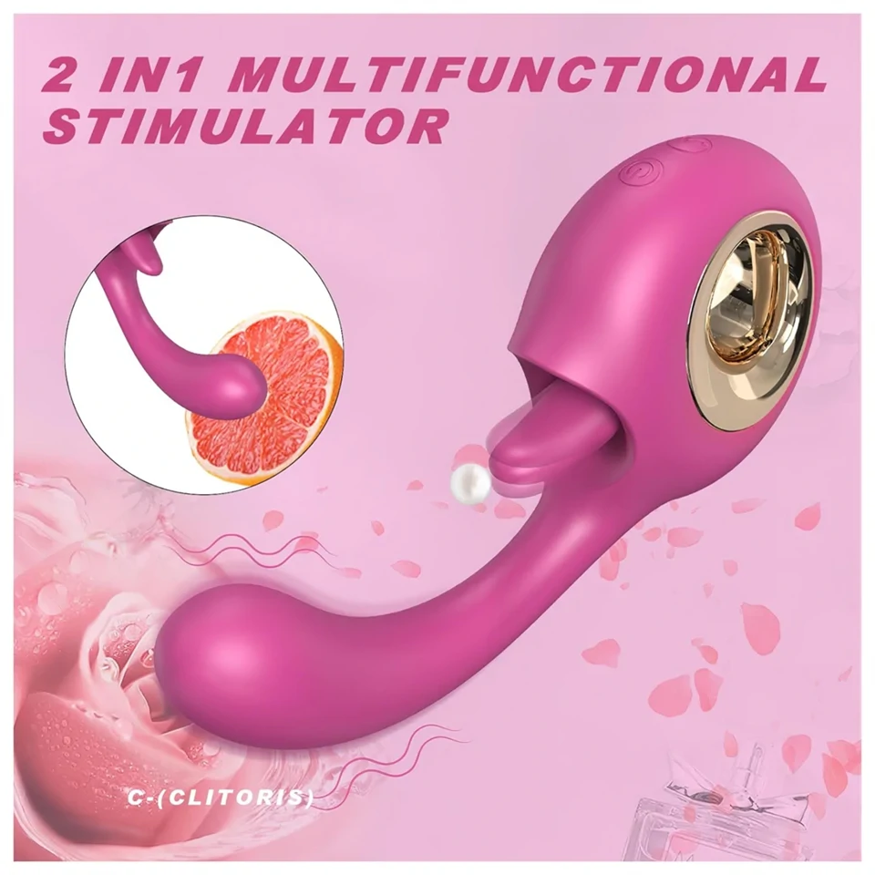 Sex HD - nyaló-és G-pont vibrátor (piros)