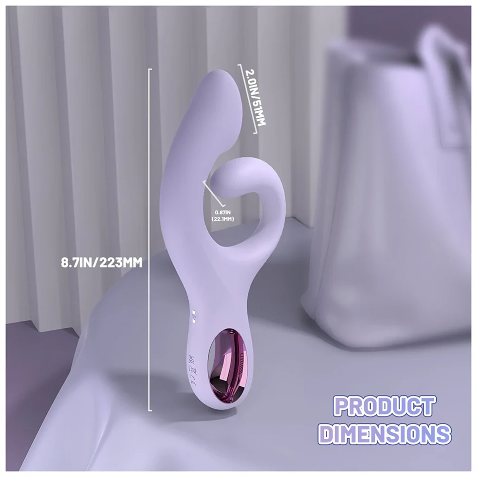Sex HD - csiklókaros G-pont vibrátor (lila)