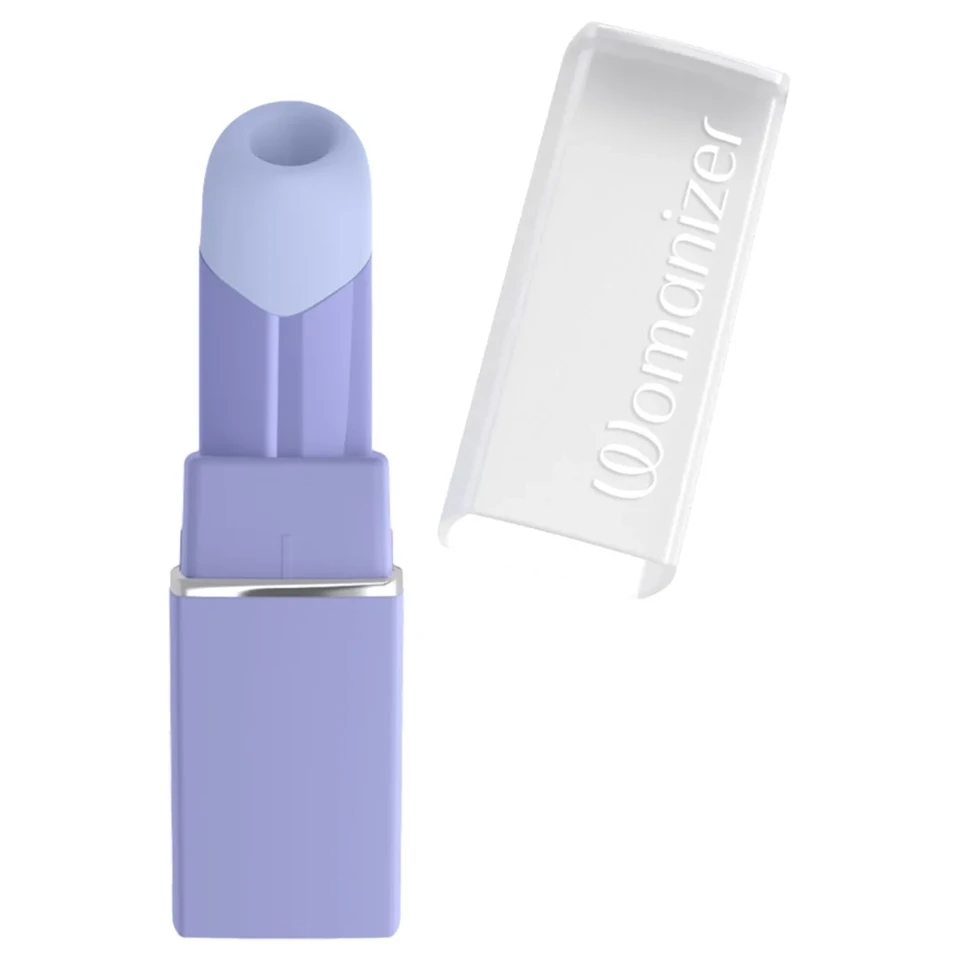 Womanizer Beauty - rúzs alakú léghullámos csiklóizgató (lila)