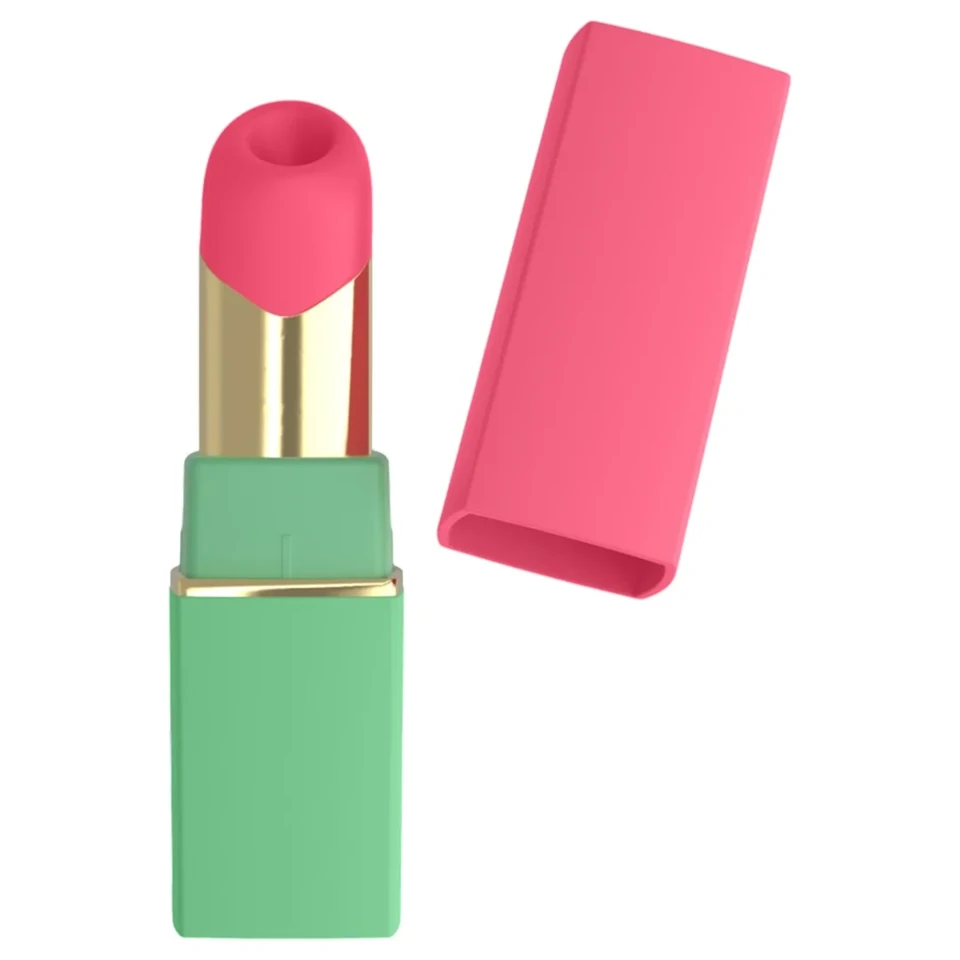 Womanizer Beauty - rúzs alakú léghullámos csiklóizgató (zöld)
