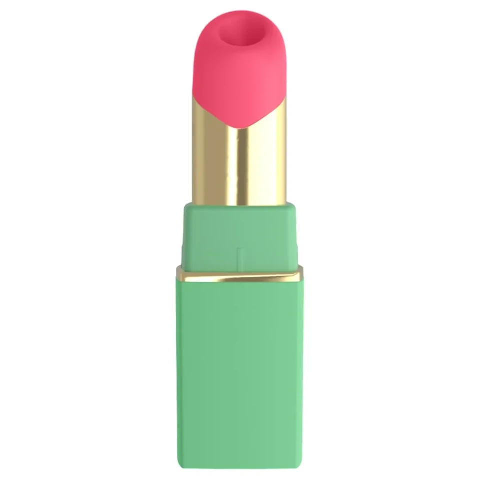 Womanizer Beauty - rúzs alakú léghullámos csiklóizgató (zöld)