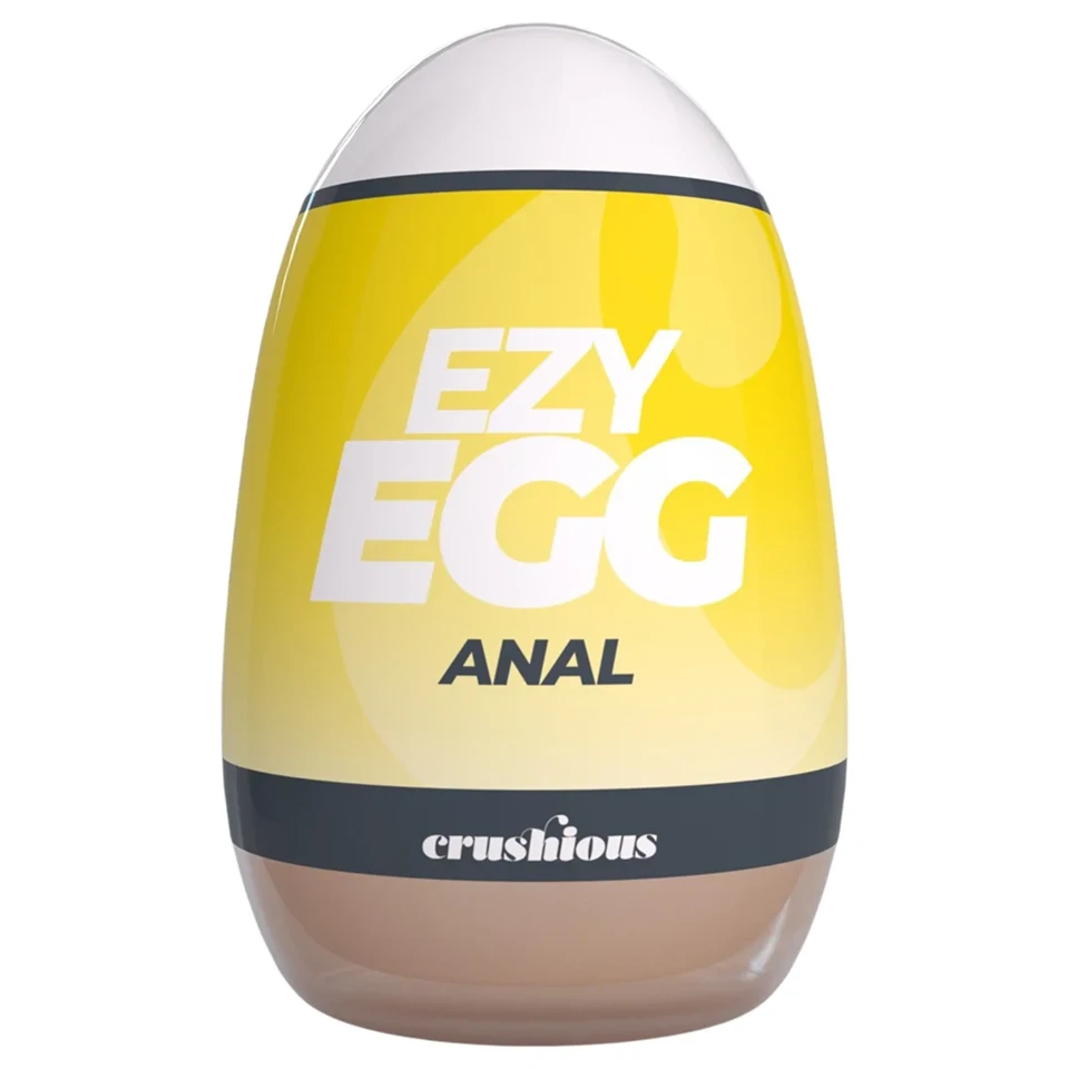 Crushious Ezy Egg Anal - maszturbátor tojás (testszínű)