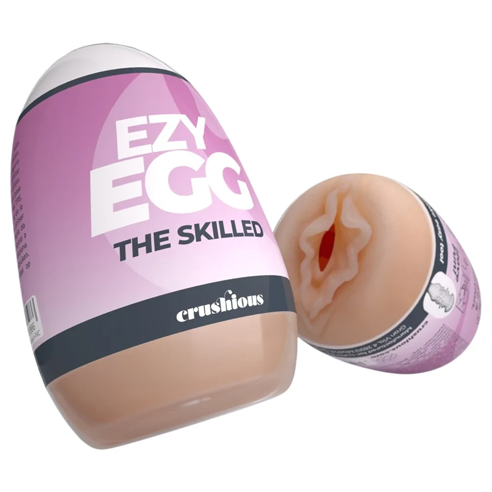 Crushious Ezy Egg The Skilled - maszturbátor tojás (testszínű)