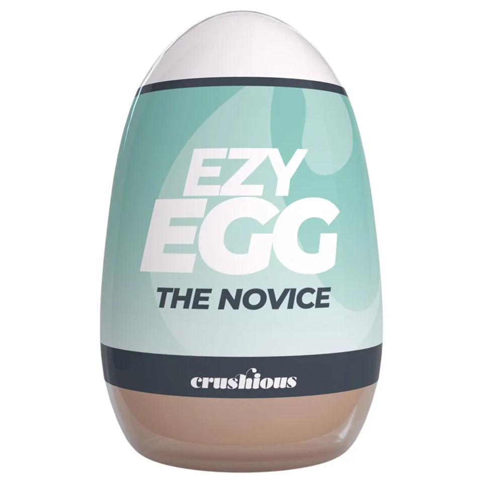 Crushious Ezy Egg The Novice - maszturbátor tojás (testszínű)