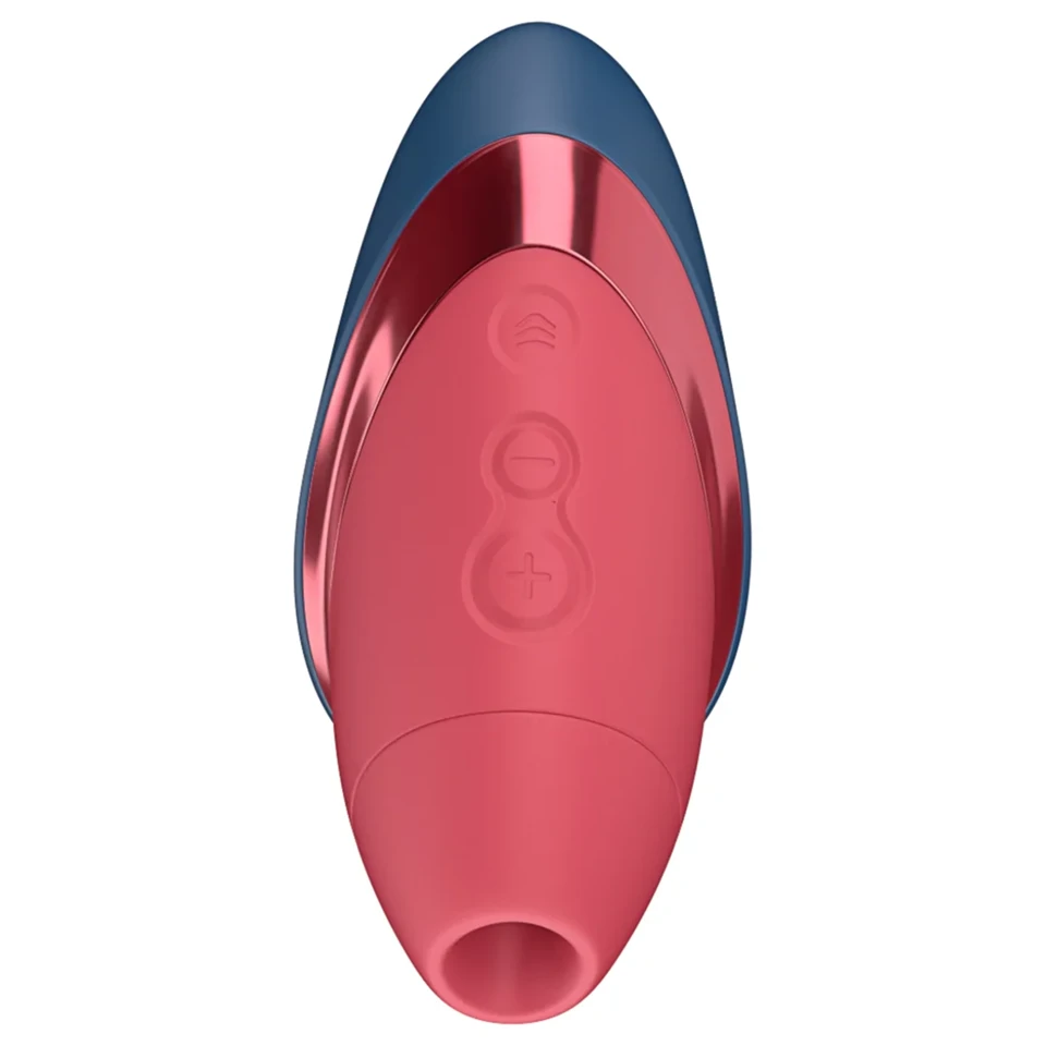 Womanizer Next Liberty - léghullámos csiklóizgató (kék)