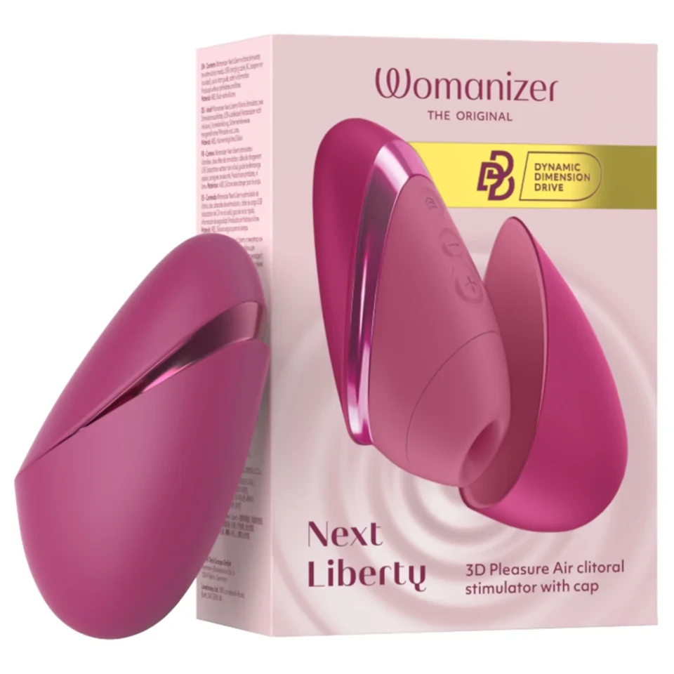 Womanizer Next Liberty - léghullámos csiklóizgató (rózsaszín)