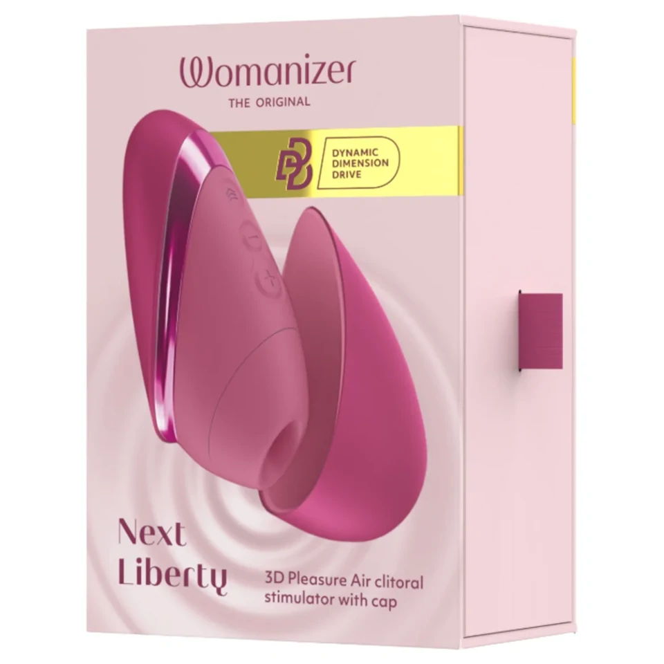 Womanizer Next Liberty - léghullámos csiklóizgató (rózsaszín)