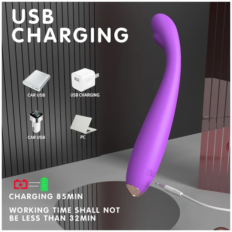 Sex HD - G-pont vibrátor (lila)
