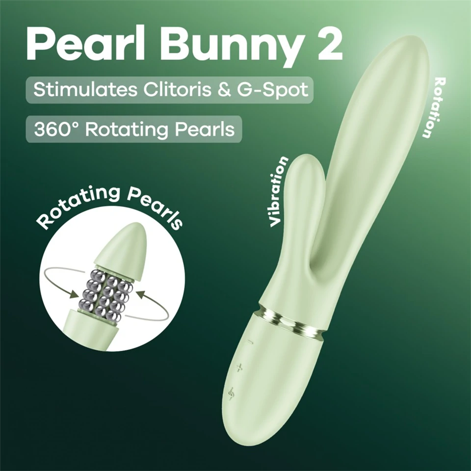 Pearl Bunny 2 - light green