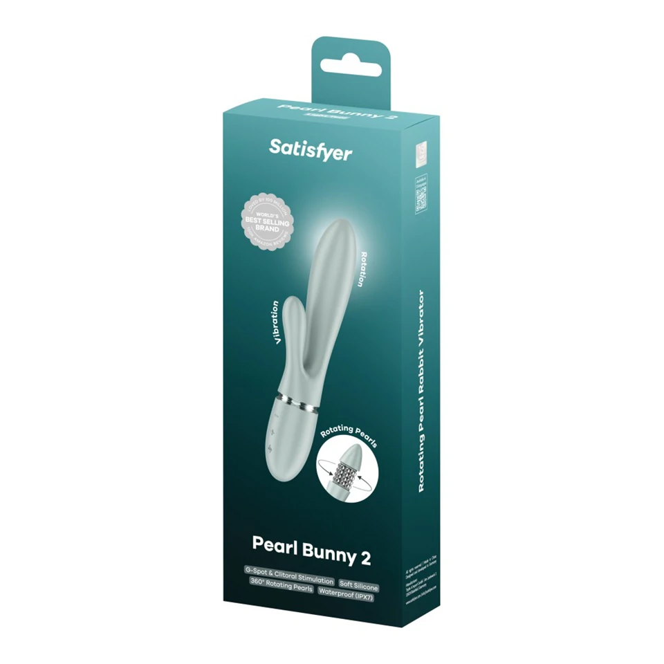 Pearl Bunny 2 - greygreen