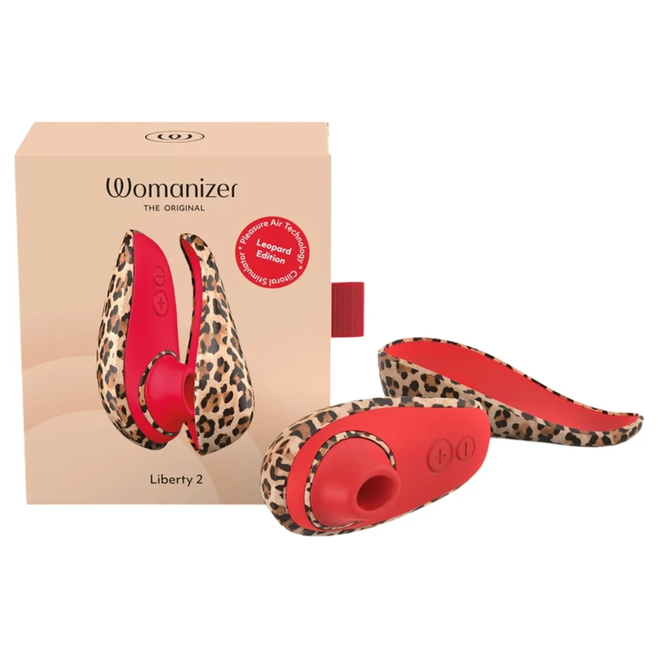 Womanizer Liberty 2 - léghullámos csiklóizgató (leopárd)
