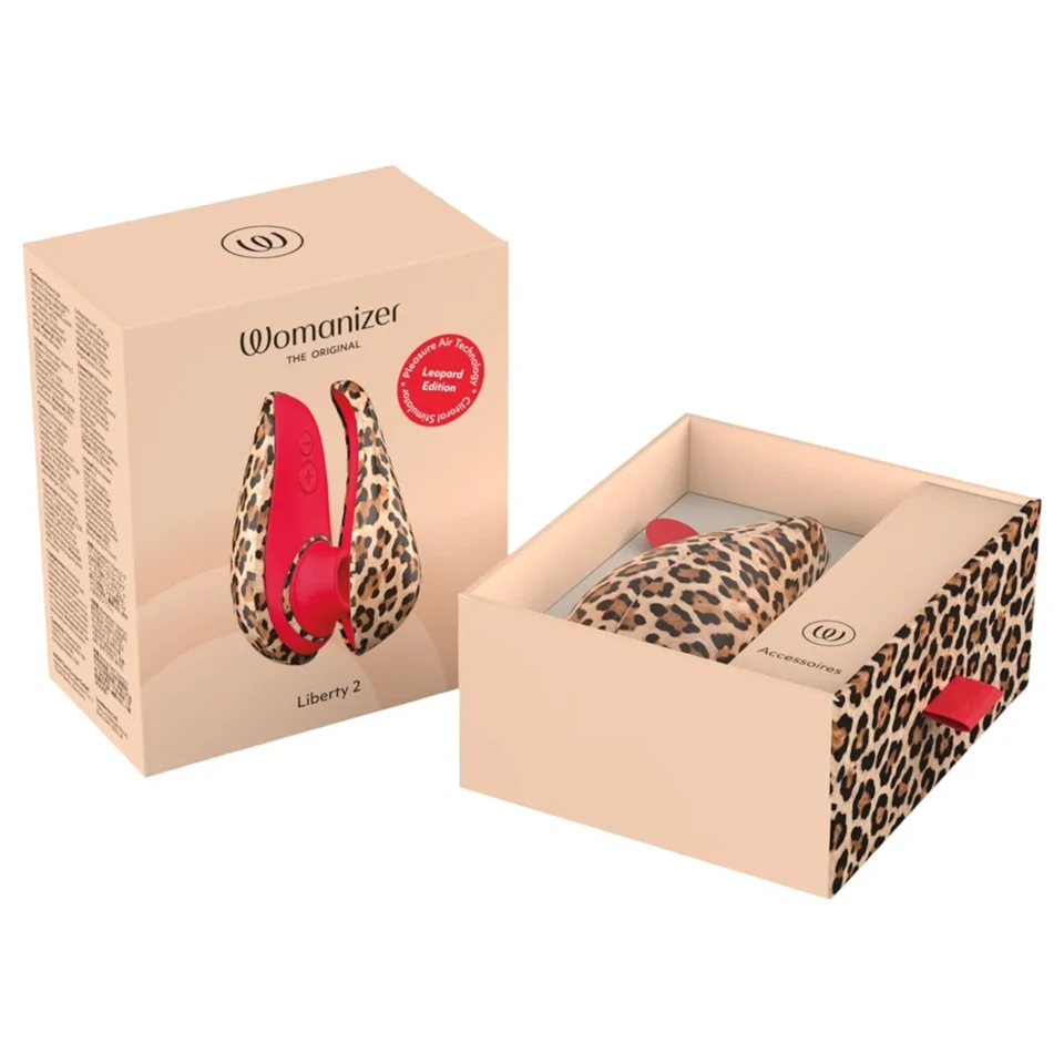 Womanizer Liberty 2 - léghullámos csiklóizgató (leopárd)