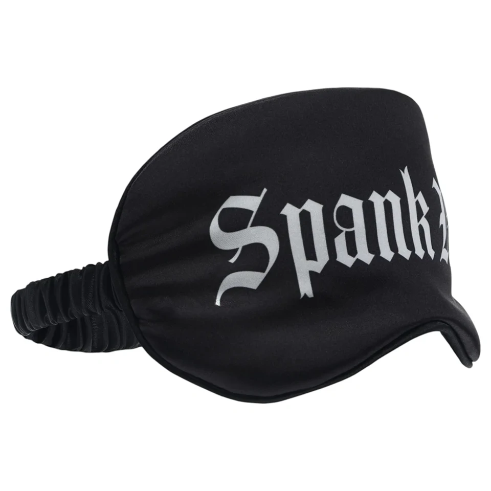 Ouch! - "Spank Me" feliratos szatén szemmaszk (fekete)
