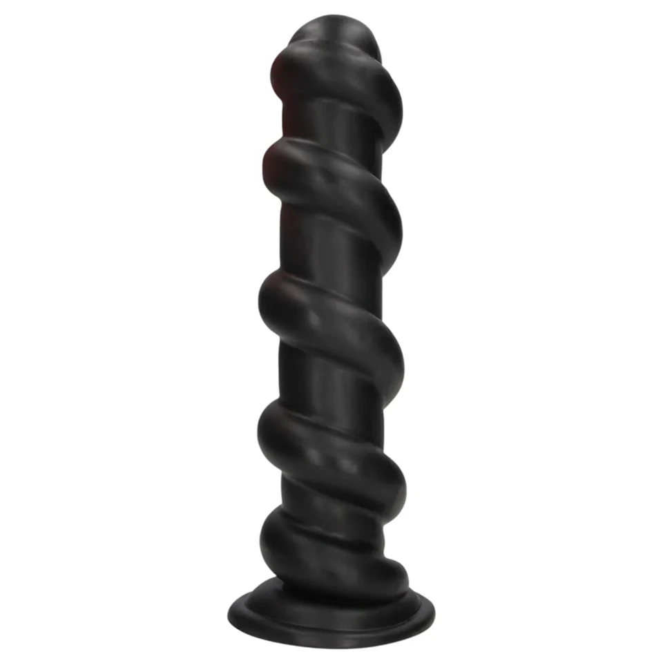Ouch! Hole Driller - óriás anál plug (fekete) - 31,5 cm