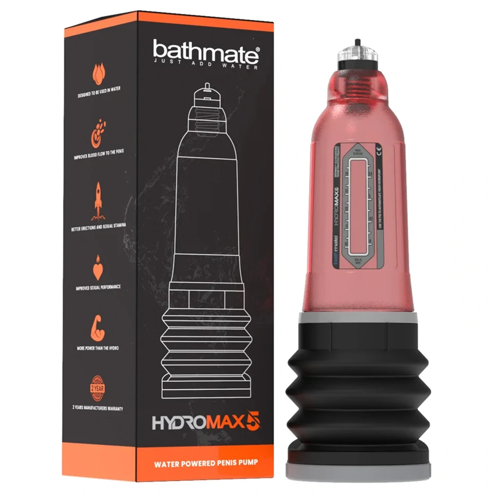Bathmate Hydromax5 - hidropumpa (piros)