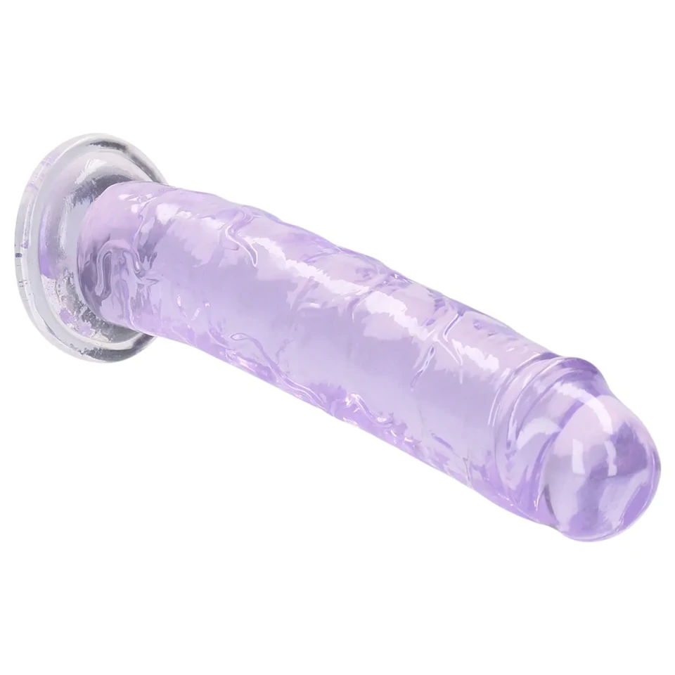 RealRock - élethű dildó tapadókoronggal (lila) - 12,7 cm