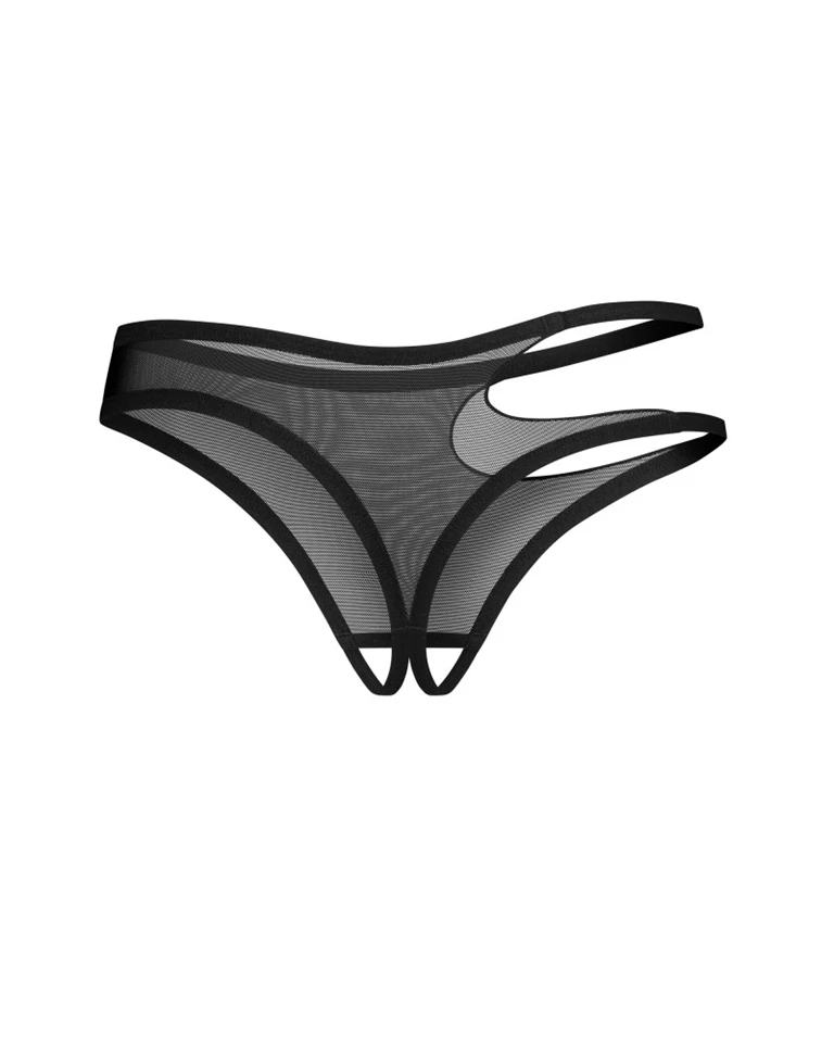 Saturis crotchless thong  L/XL