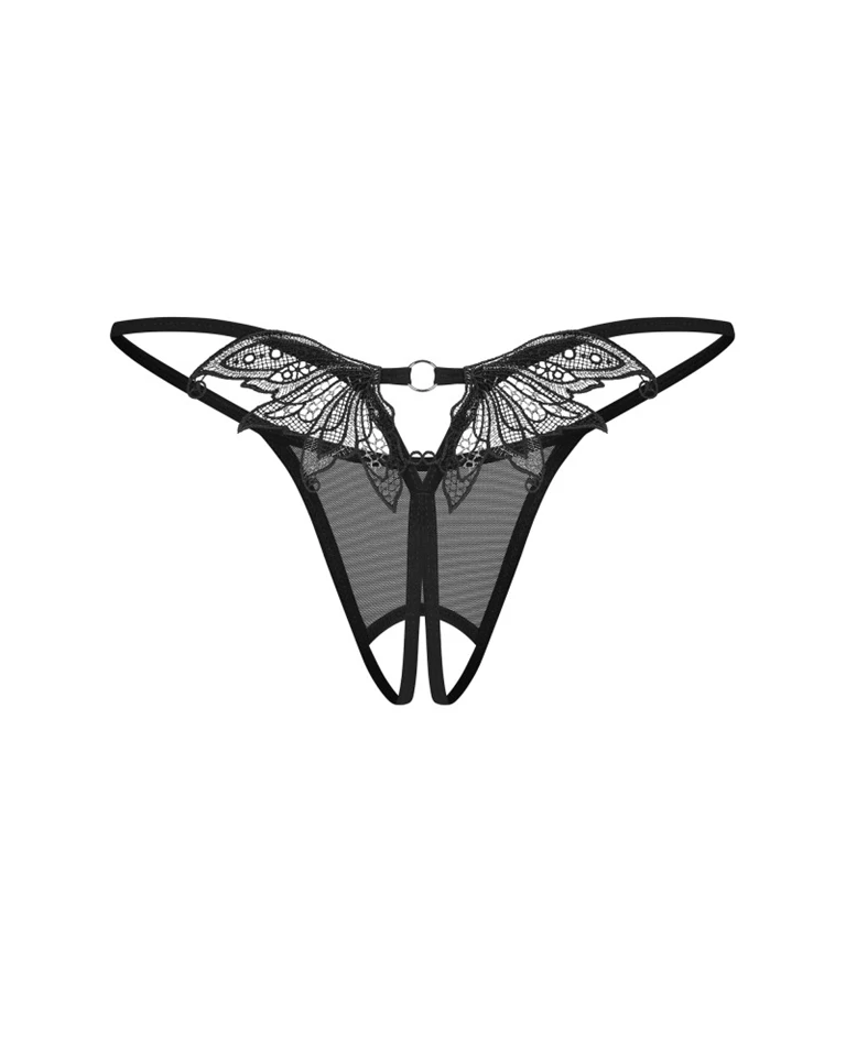 Zaliya crotchless thong   S/M
