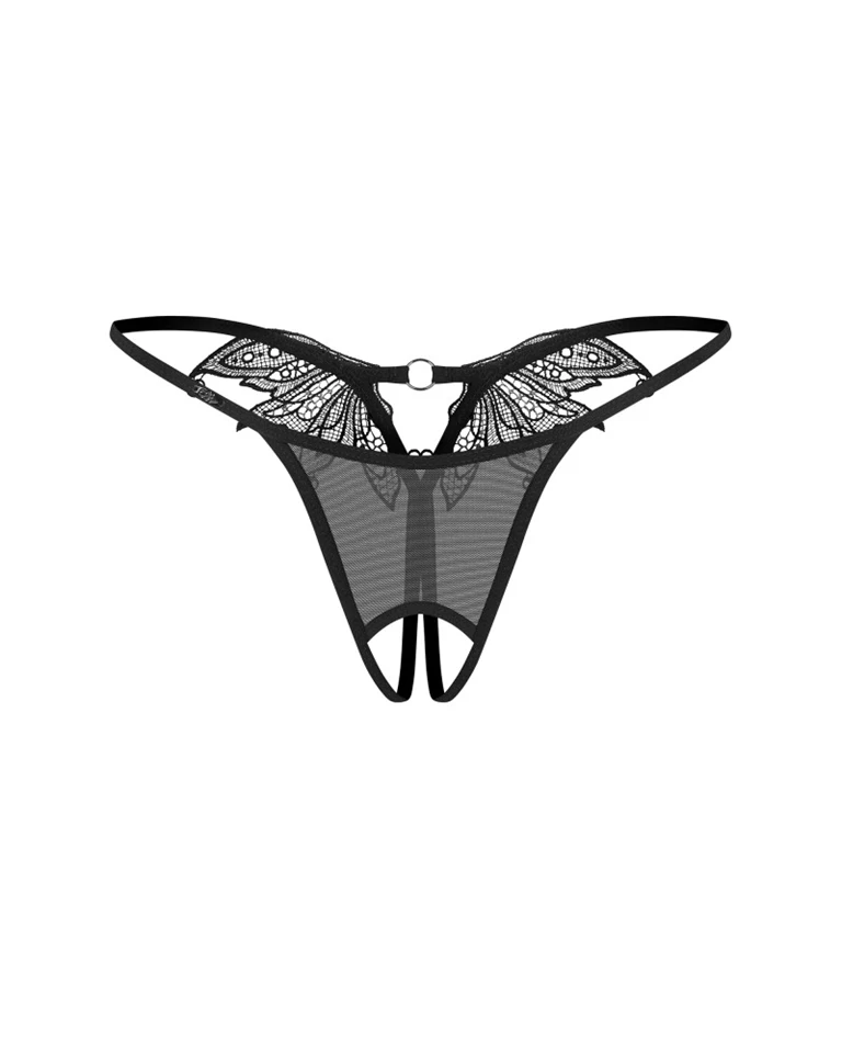 Zaliya crotchless thong  L/XL