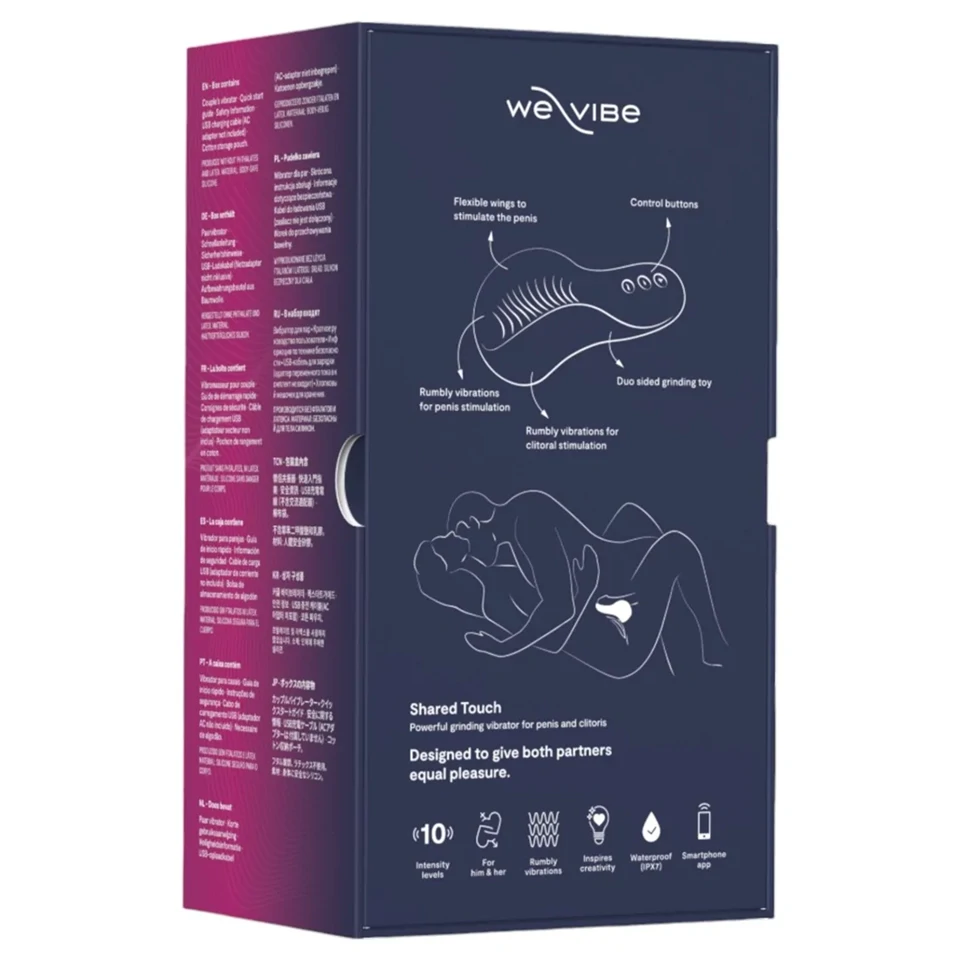 We-Vibe Shared Touch - okos párvibrátor (lila)