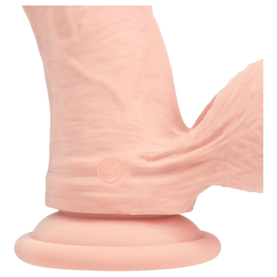 RealRock - dupla sűrűségű élethű vibrátor (testszínű) - 18 cm