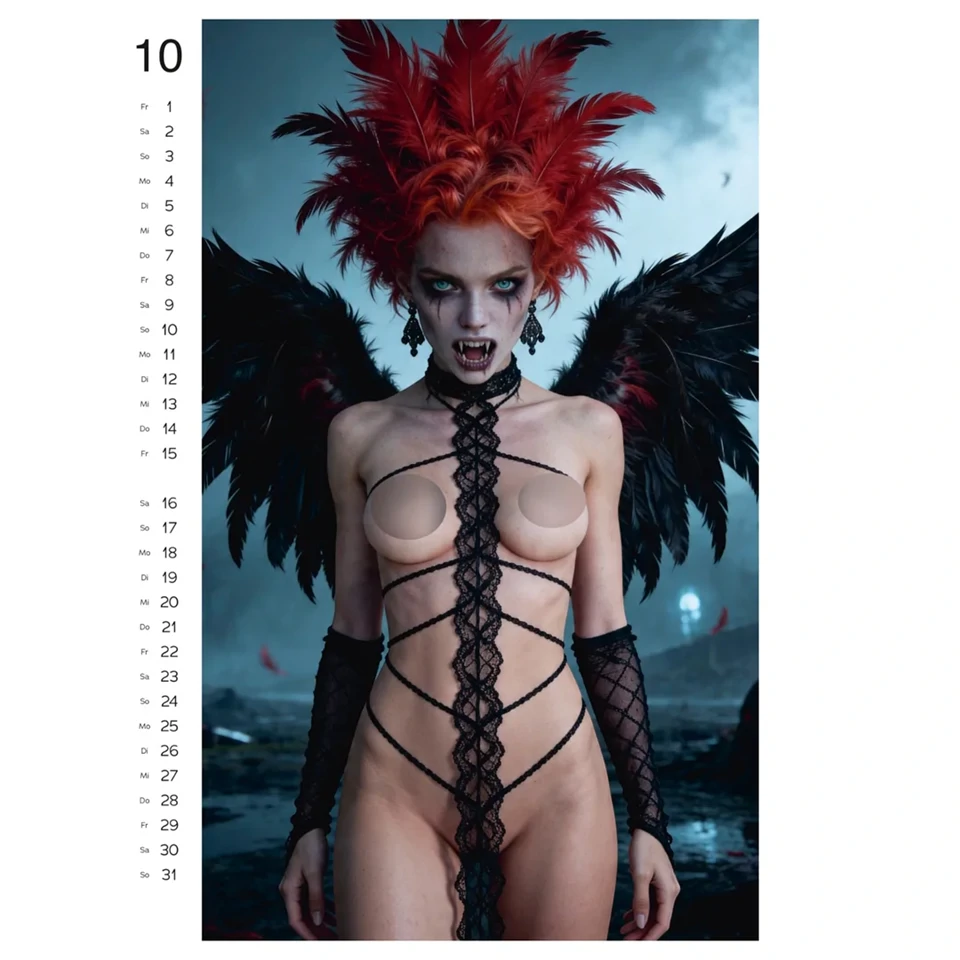 Wild Fantasy 2027 - erotikus falinaptár (10 db)