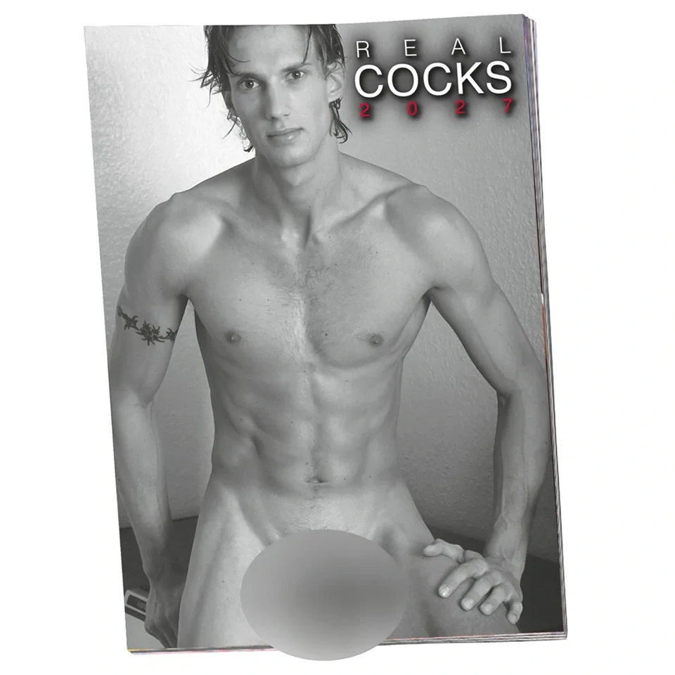 Real Cocks 2027 - erotikus falinaptár (10 db)