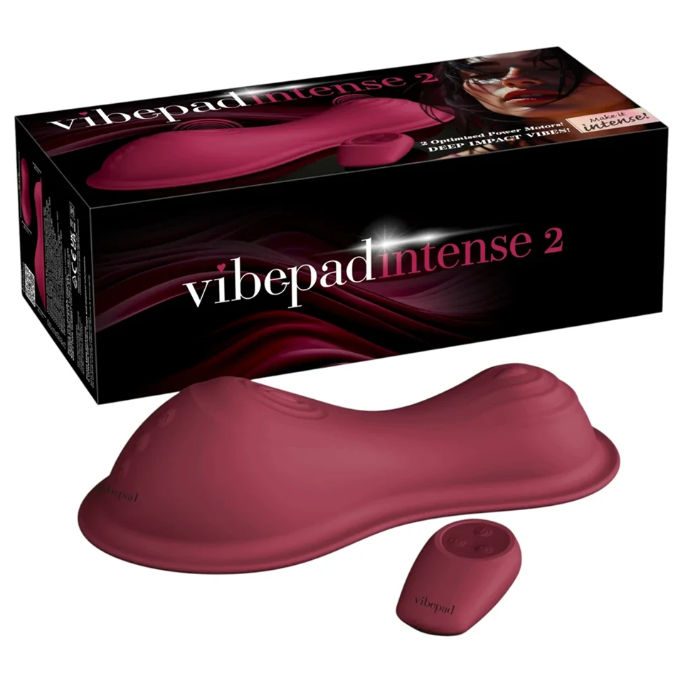 Vibepad Intense 2 - távirányítós vibrációs párna (piros)