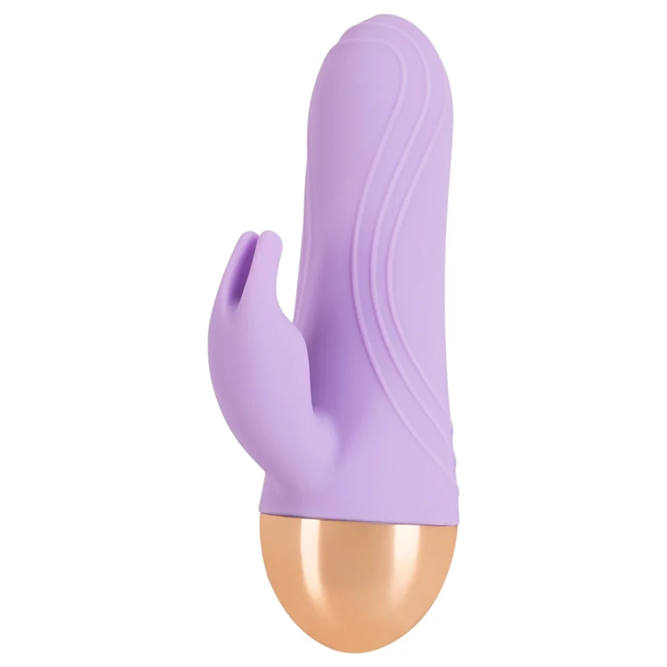Cuties - akkus, vízálló mini csiklókaros vibrátor (lila)