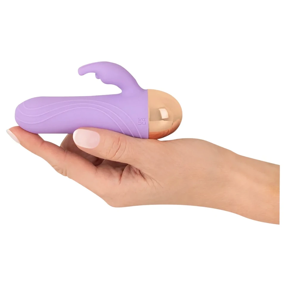 Cuties - akkus, vízálló mini csiklókaros vibrátor (lila)