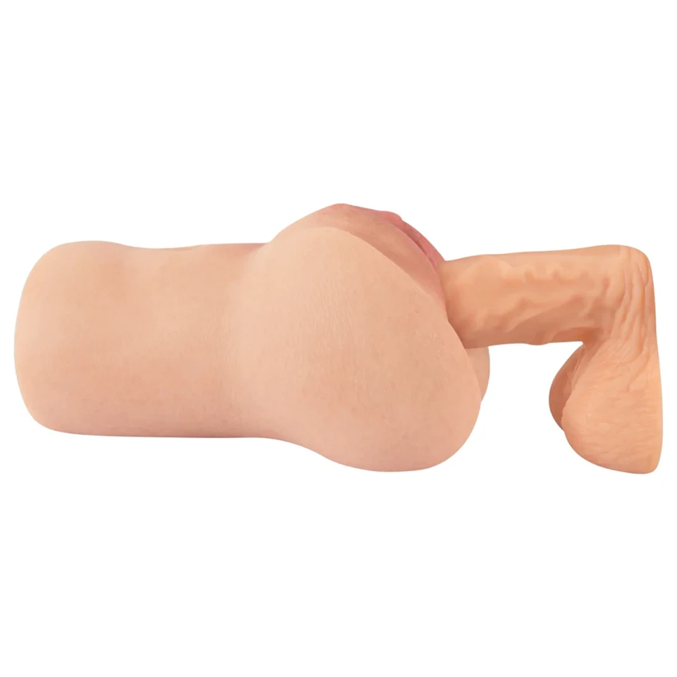 Realistixxx Real Stroker - élethű vagina és anál maszturbátor (testszínű)