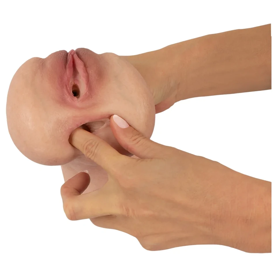Realistixxx Real Stroker - élethű vagina és anál maszturbátor (testszínű)