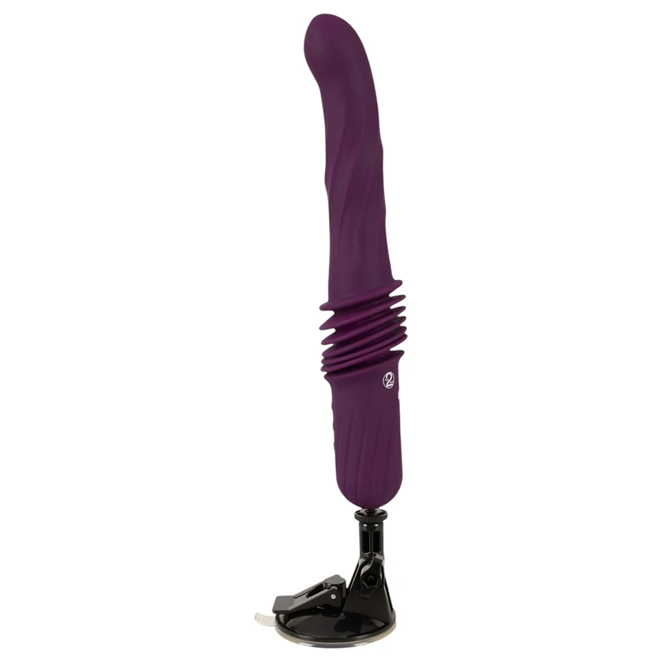 You2Toys - távirányítós melegítős lökő vibrátor (lila)