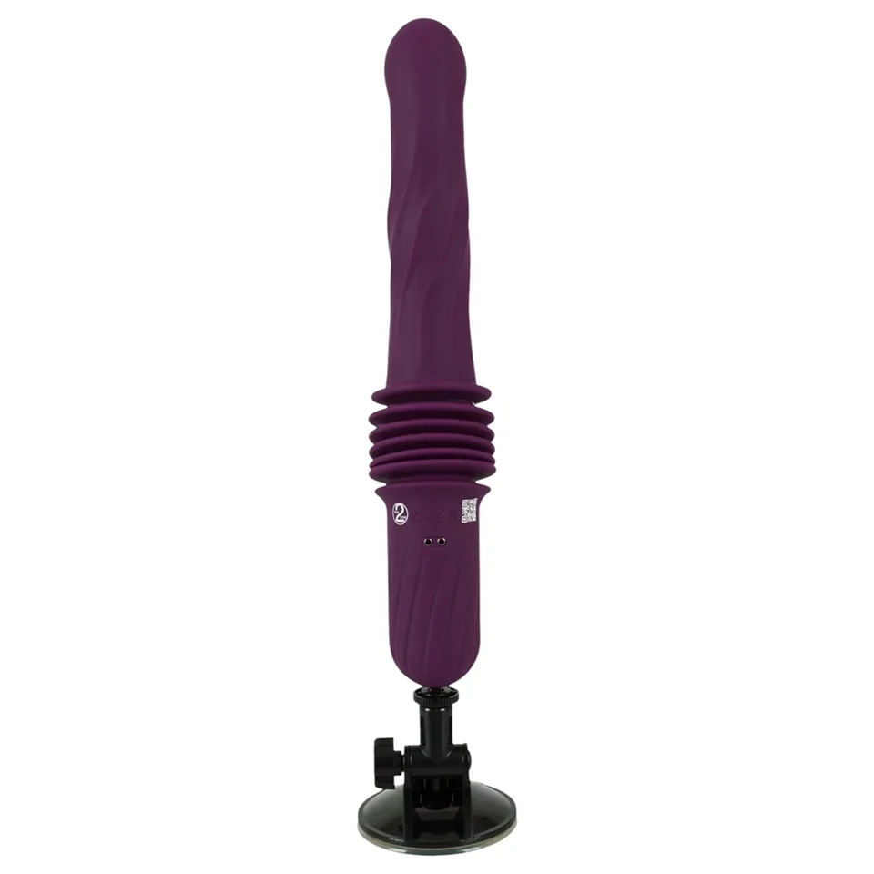 You2Toys - távirányítós melegítős lökő vibrátor (lila)
