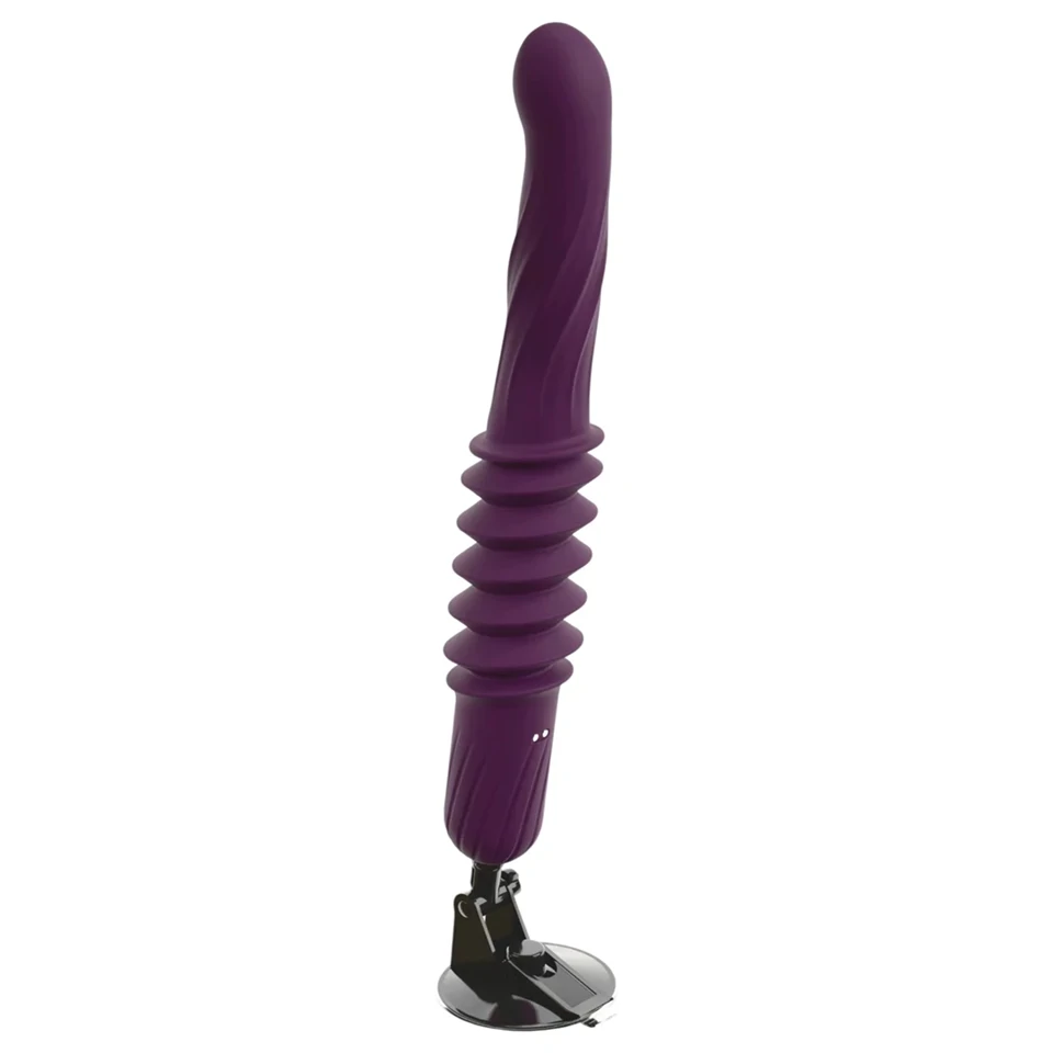 You2Toys - távirányítós melegítős lökő vibrátor (lila)