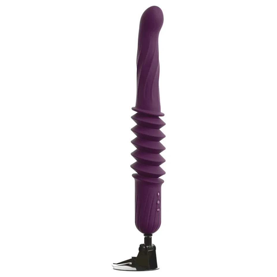 You2Toys - távirányítós melegítős lökő vibrátor (lila)